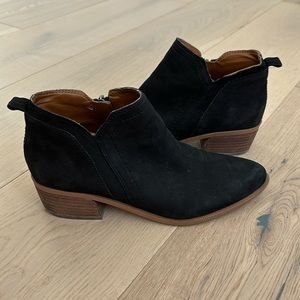 Black ankle booties